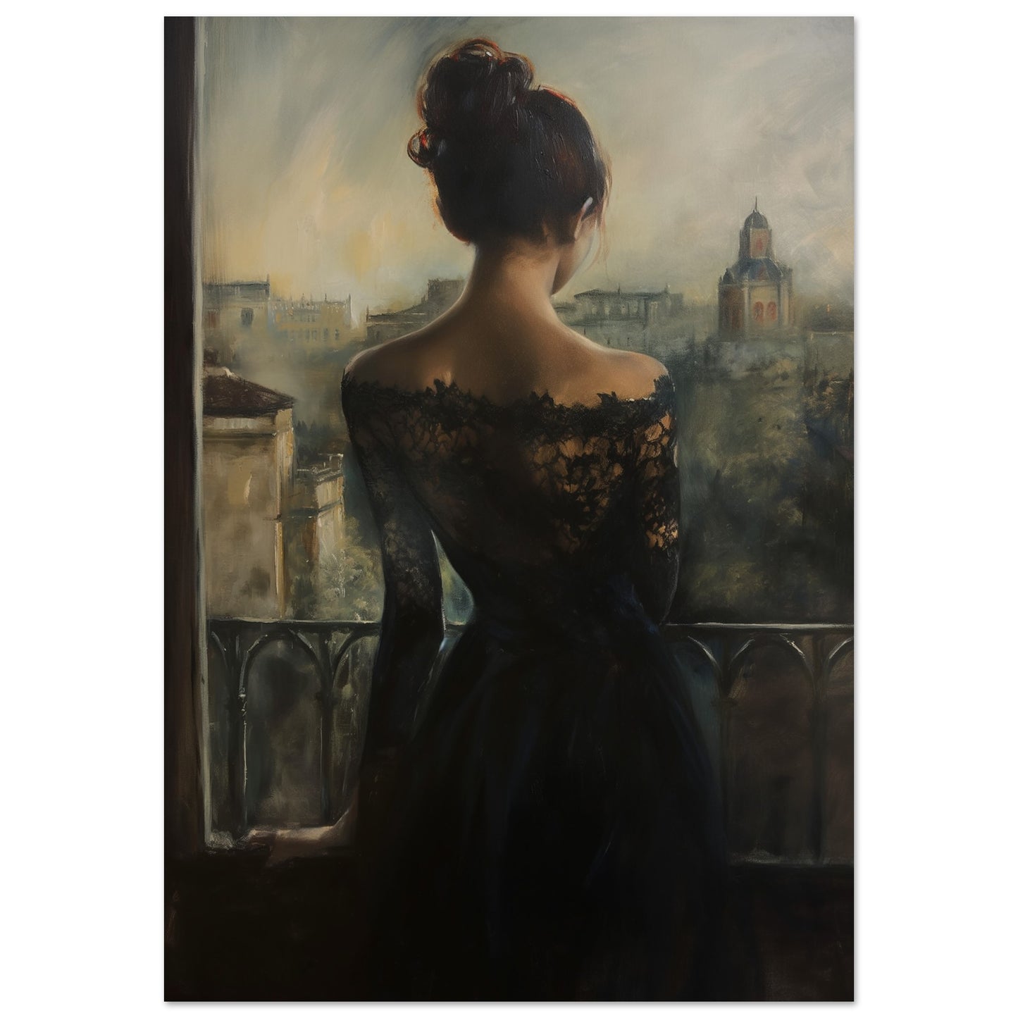 Elegance at Dusk - Fine arts-print-on-foam-board