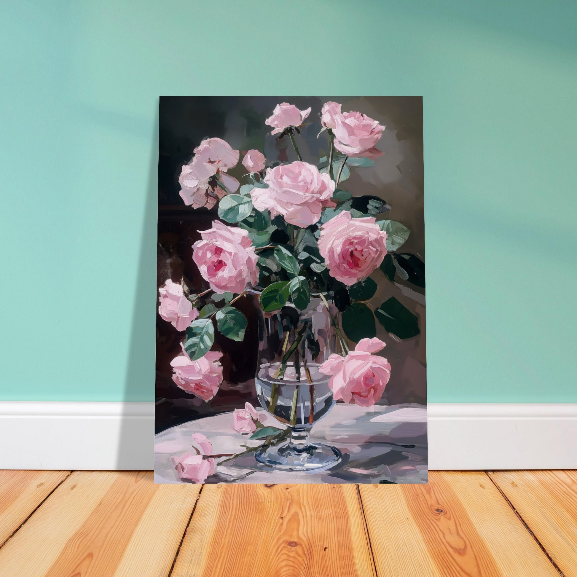 Ephemeral Blooms in Repose - Floral Art-poster