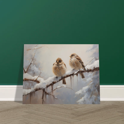 Winter Whispers - Nature Art-poster