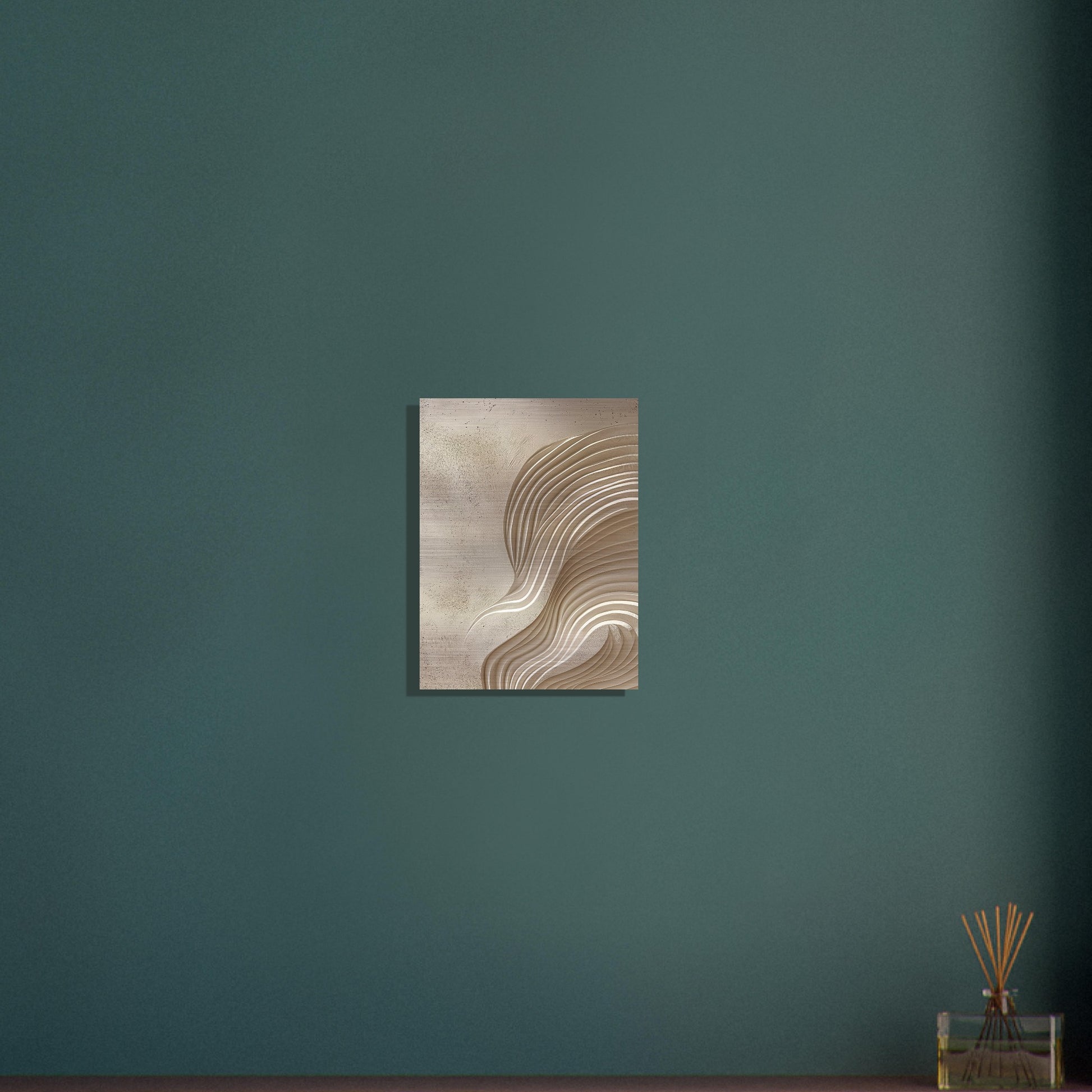 Desert Waves - Abstract wall art-print-on-aluminum