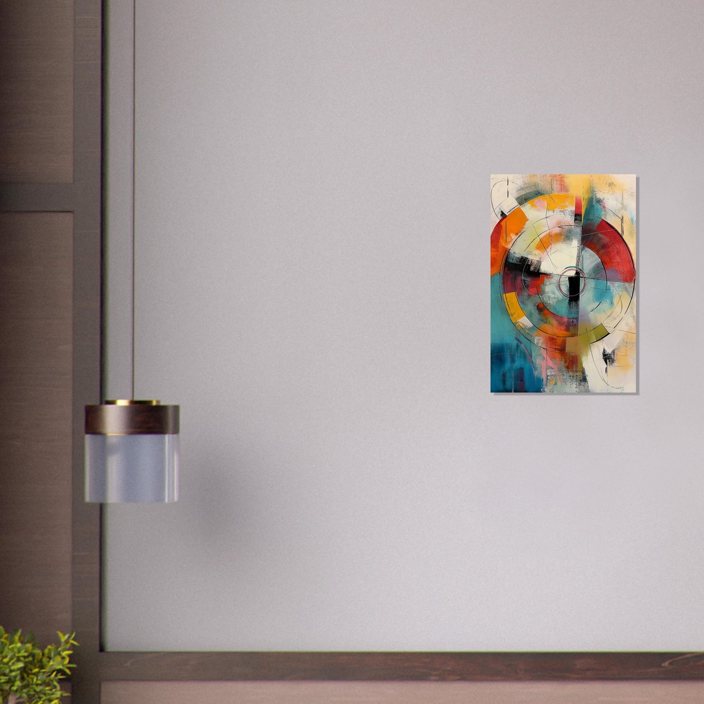 Chromatic Pulse - Modern Abstract Art-poster