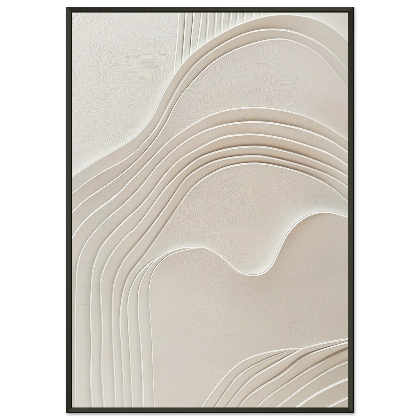 Elegant Abstraction - Abstract wall art-print-in-aluminum-frame