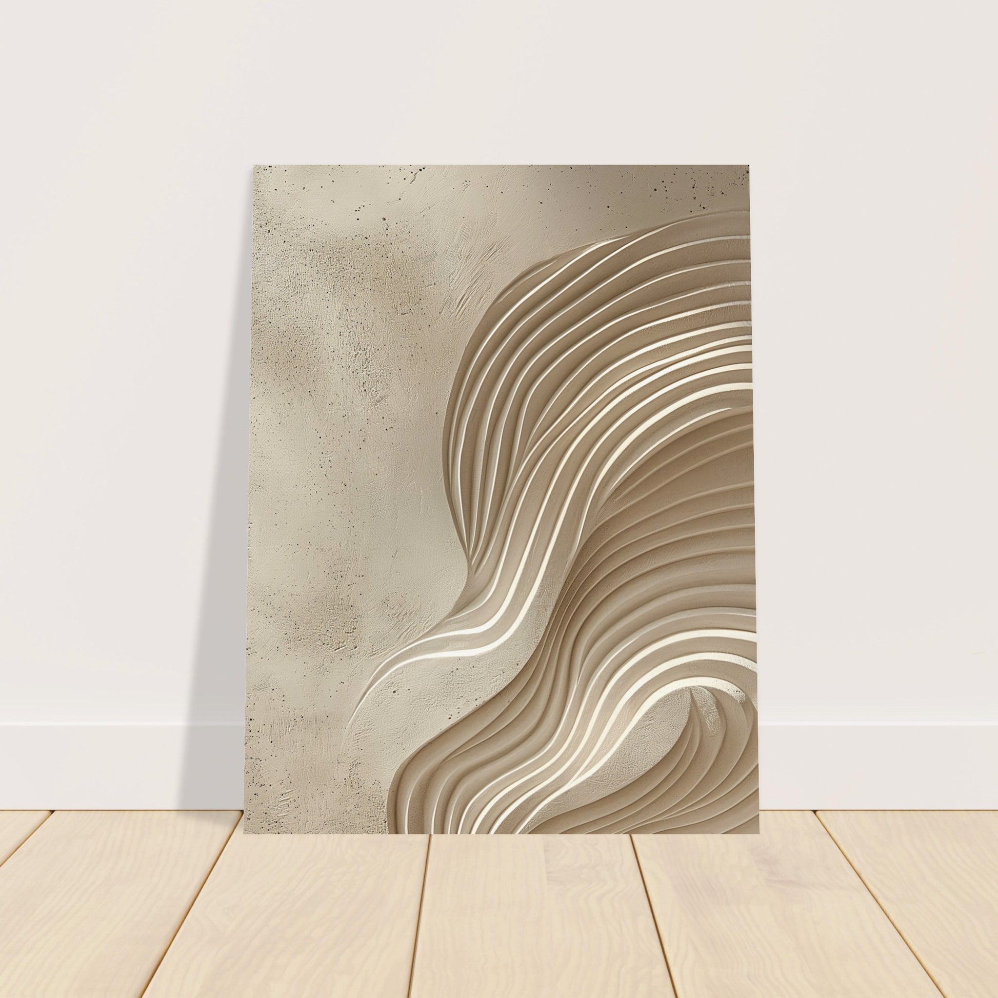 Desert Waves - Abstract wall art-poster