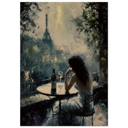 Solitude in Paris - Fine arts-poster