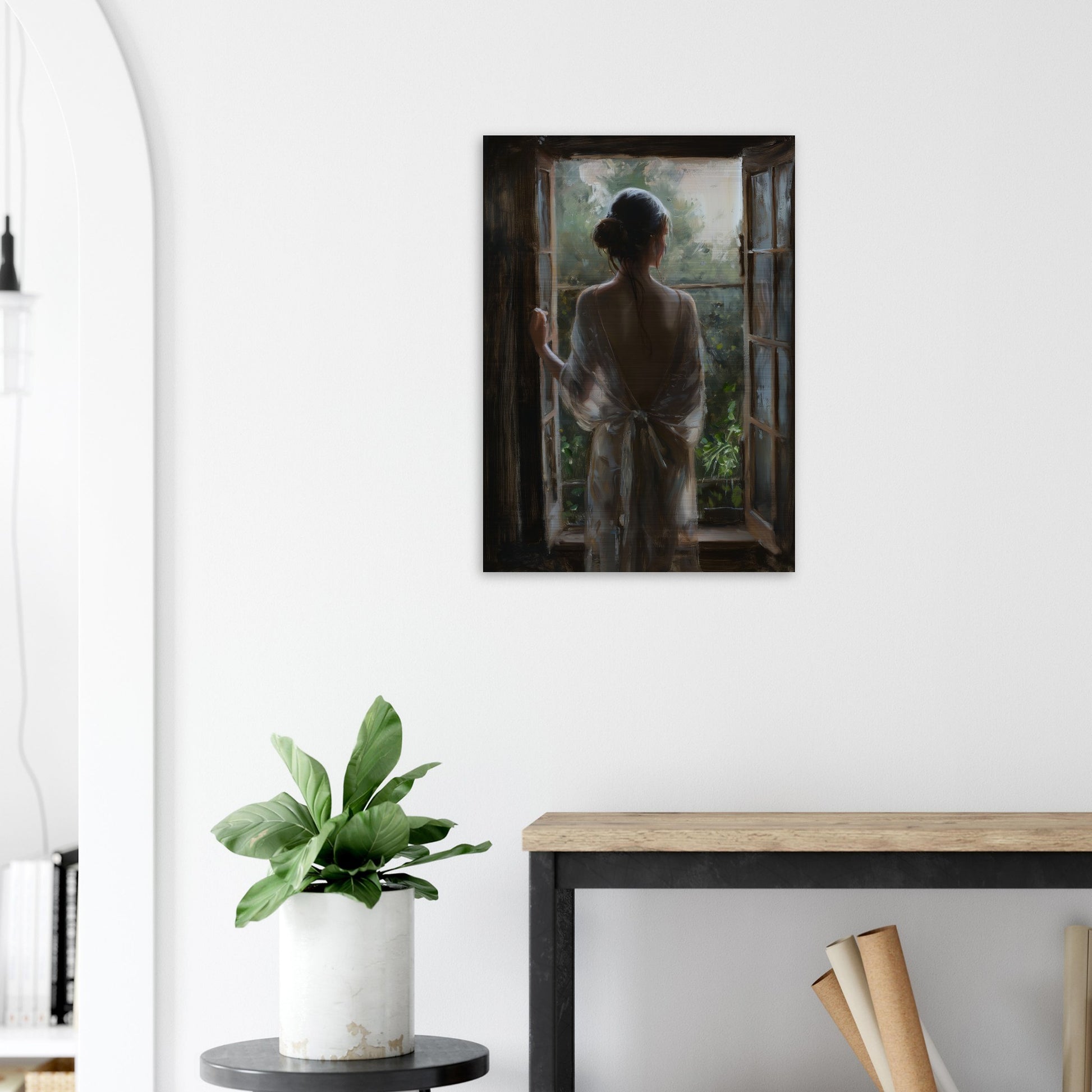 Contemplation at Dawn - Fine Art-print-on-aluminum