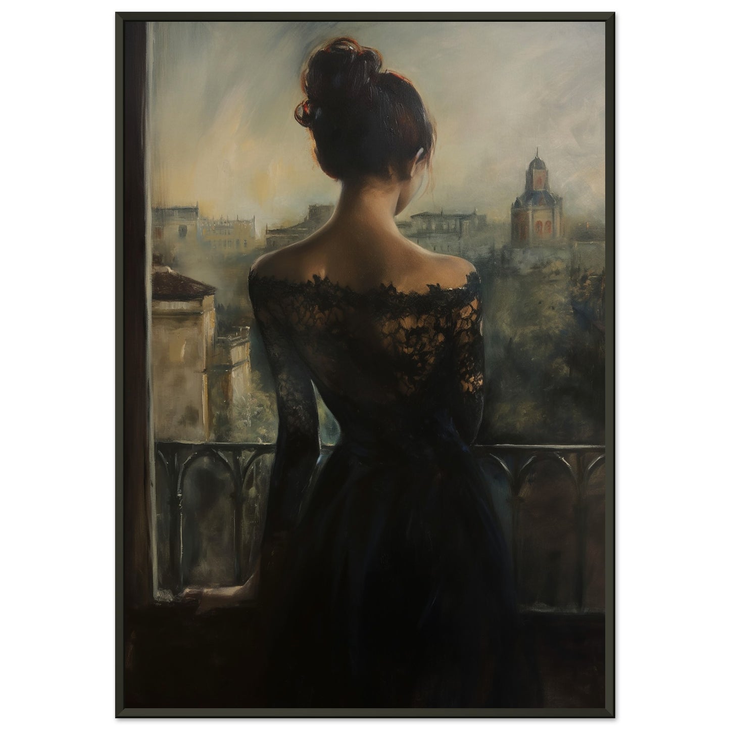 Elegance at Dusk - Fine arts-print-in-aluminum-frame