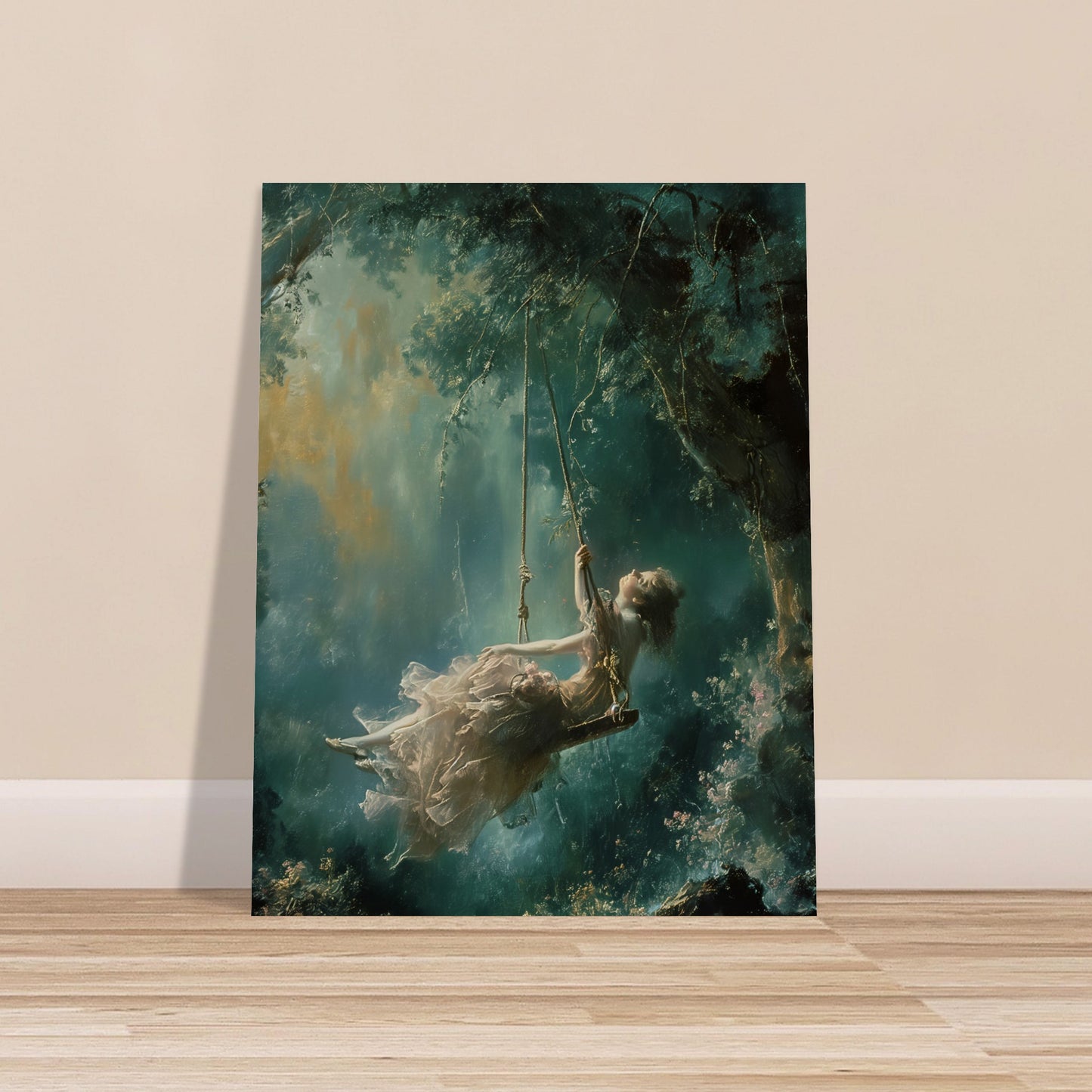 Ethereal Swing - Whispers of Dreams - Classic Art-poster