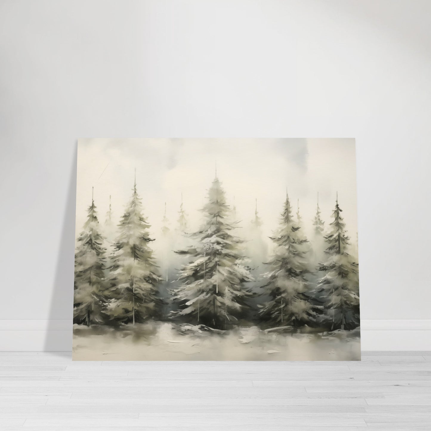 Enchanted Frost - The Winter Forest Ballet - Landscape Art-poster