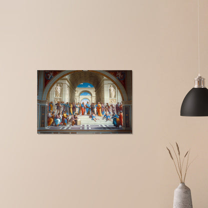 Conclave of Enlightenment - Homage to The School of Athens - Classic Art-print-on-aluminum