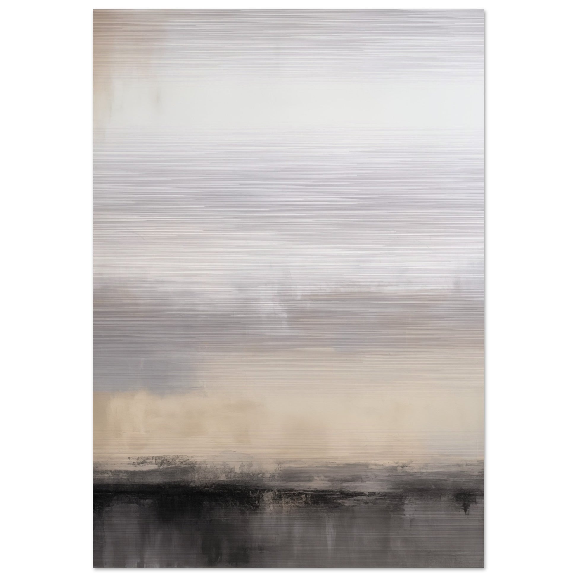 Horizon of Harmony - Abstract Serenity - Abstract wall art-print-on-aluminum