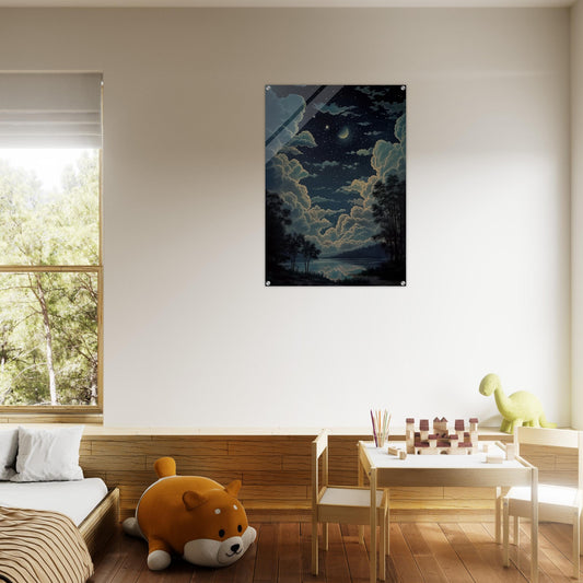 Celestial Symphony - Landscape Art-print-on-acrylic