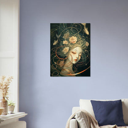 Aquatic Reverie - Abstract Wall Art-poster