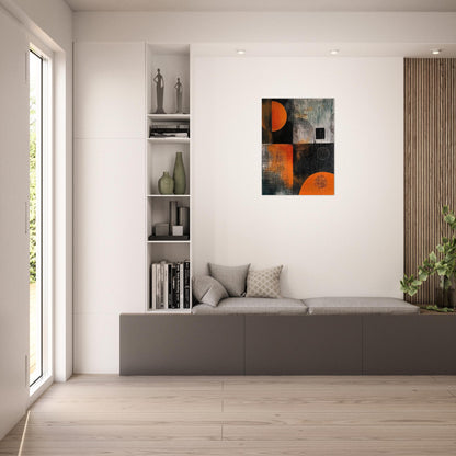 Harmony in Asymmetry - Abstract wall art-print-on-aluminum