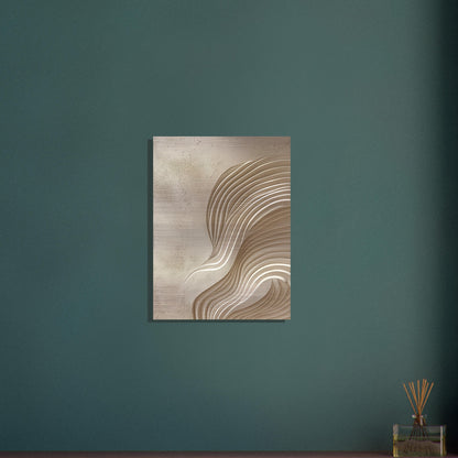 Desert Waves - Abstract wall art-print-on-aluminum