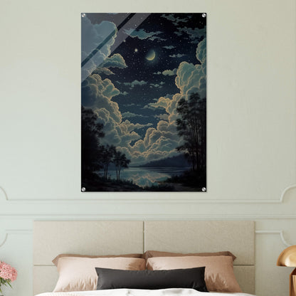 Celestial Symphony - Landscape Art-print-on-acrylic