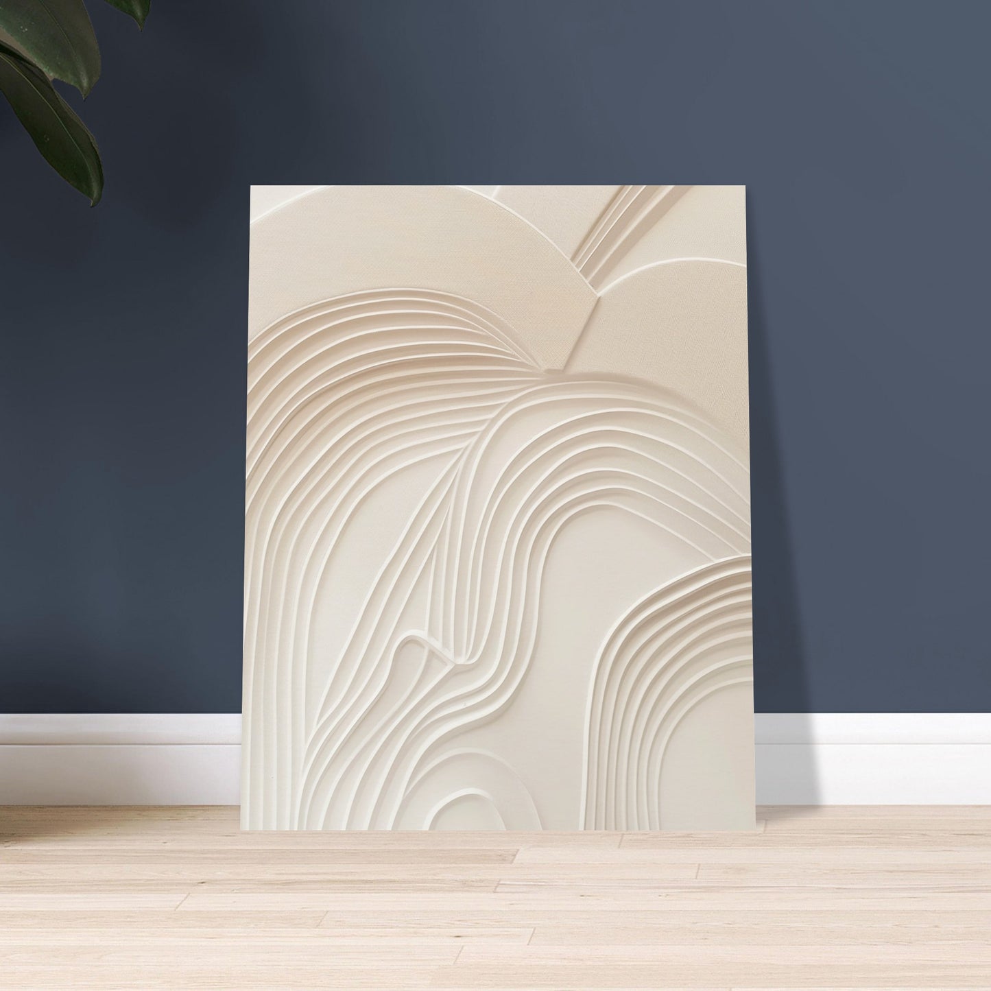 Sculptural Serenity - Abstract wall art-poster