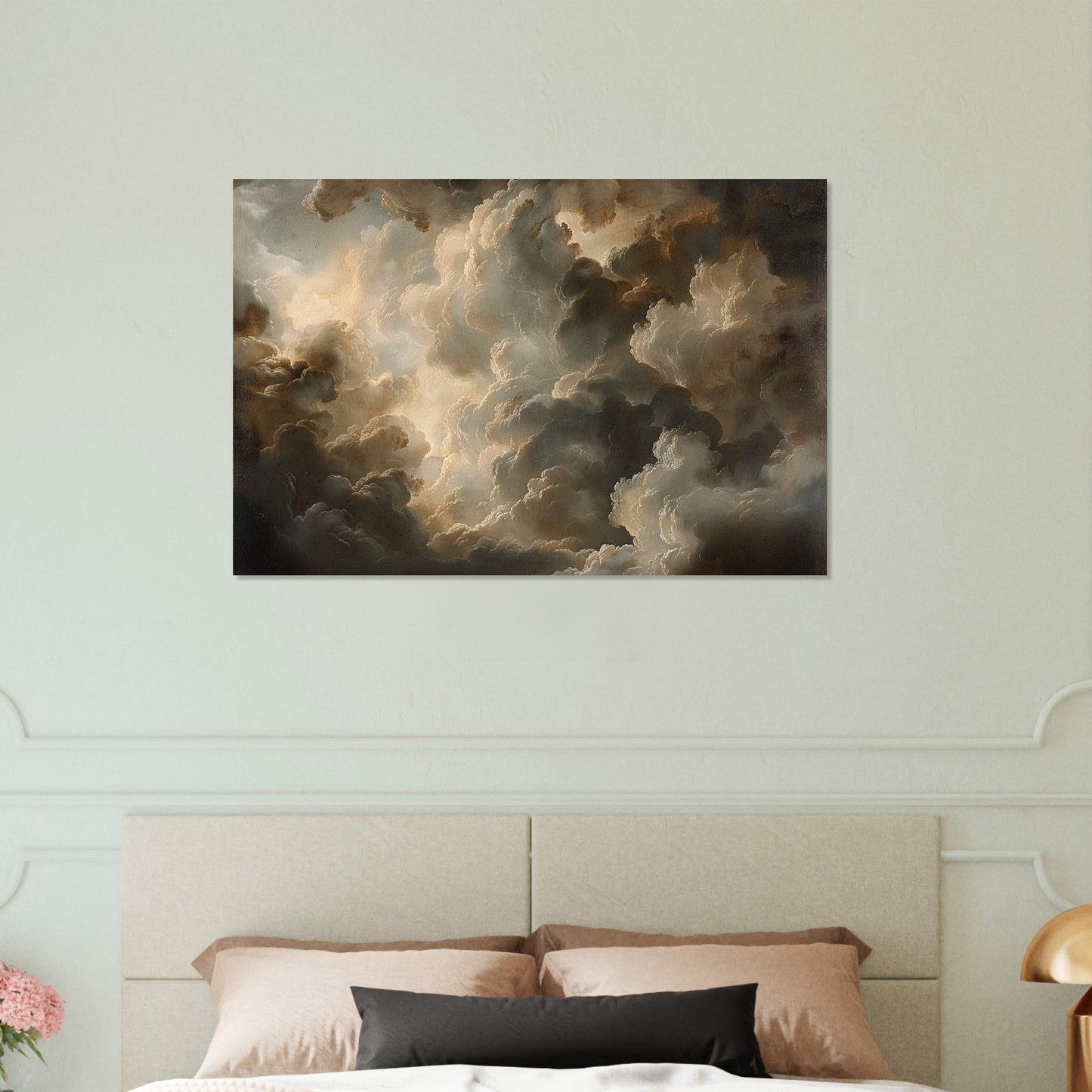 Majesty Above - The Theatrical Cloudscape Canvas - Nature Art-print-on-foam-board