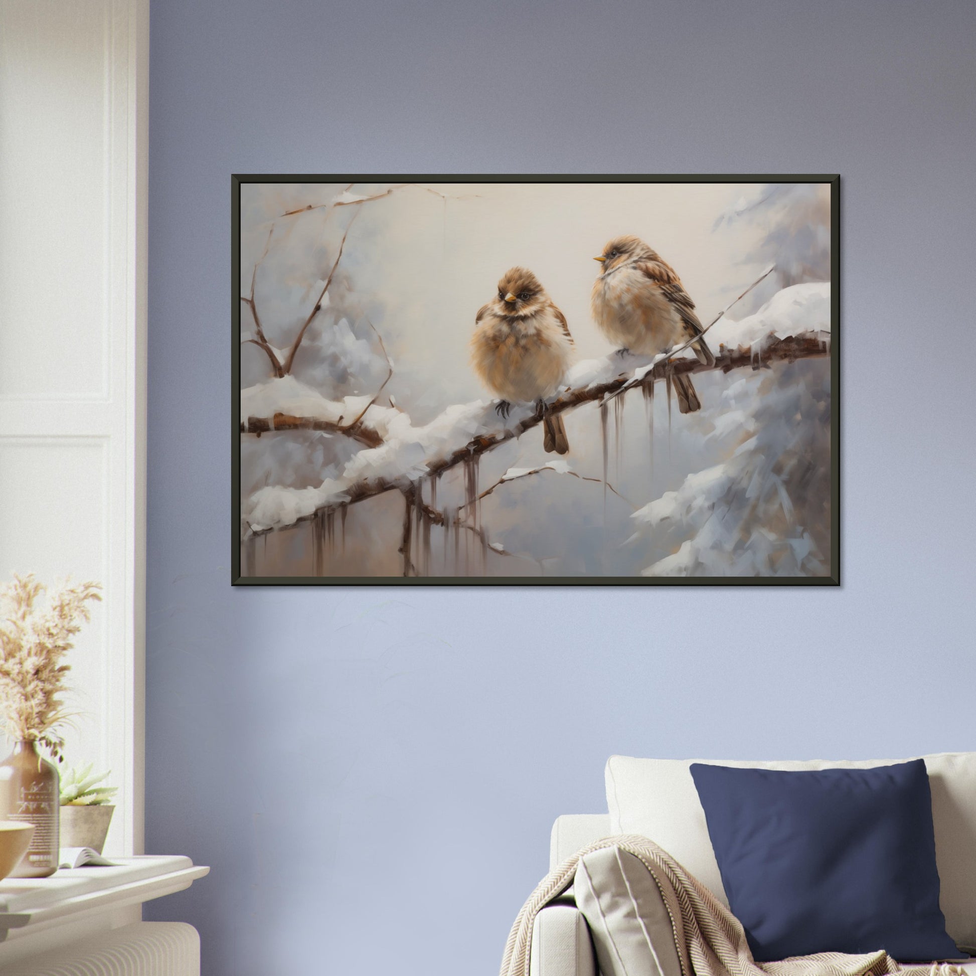 Winter Whispers - Nature Art-print-in-aluminum-frame