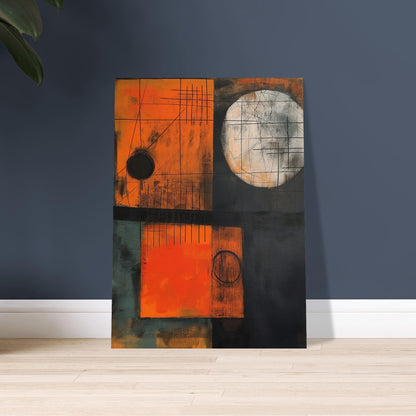 Geometric Resonance - Abstract wall art-poster