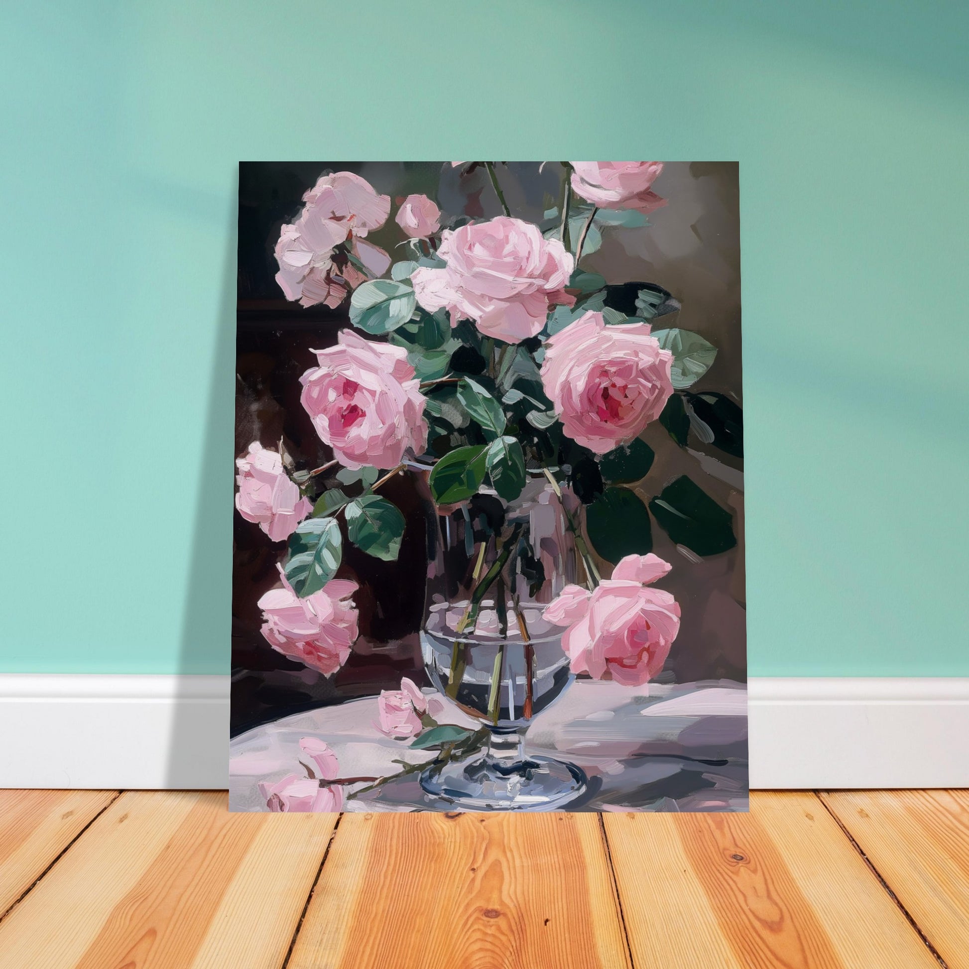 Ephemeral Blooms in Repose - Floral Art-poster