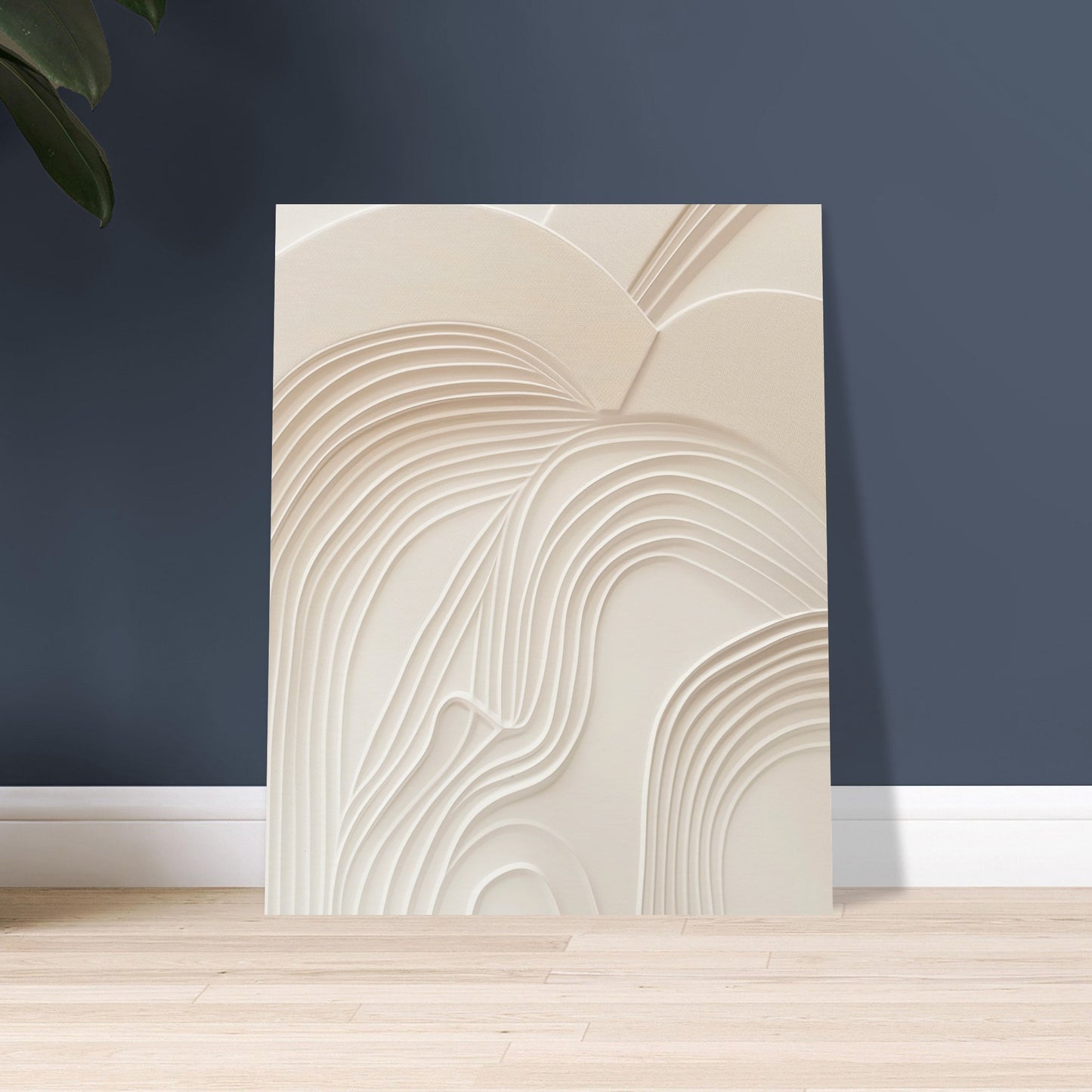 Sculptural Serenity - Abstract wall art-poster