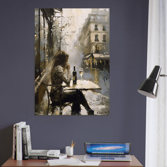 Solo Toast in Paris - Fine arts-print-on-foam-board