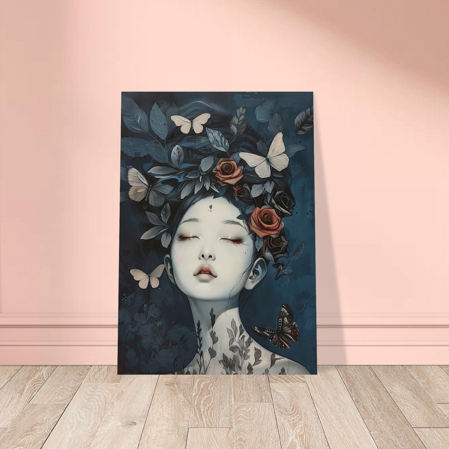 Whispers of Flora - Abstract Wall Art-poster