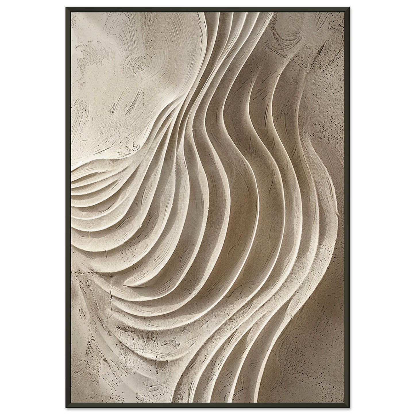 Sands of Time - Abstract wall art-print-in-aluminum-frame