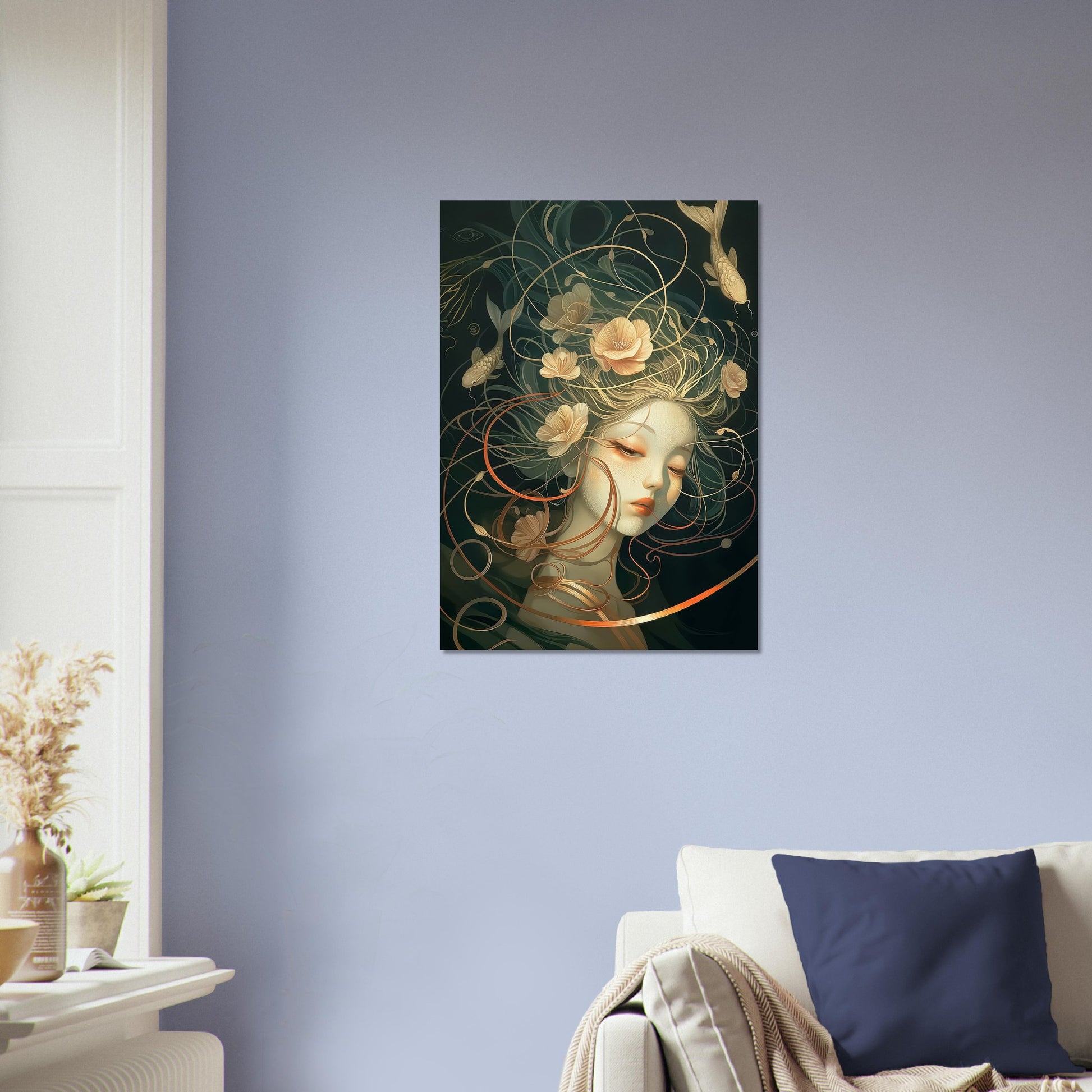 Aquatic Reverie - Abstract Wall Art-poster