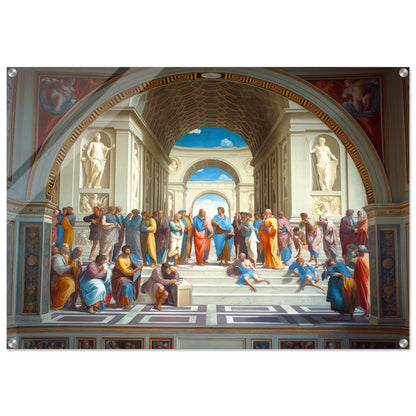 Conclave of Enlightenment - Homage to The School of Athens - Classic Art-print-on-acrylic