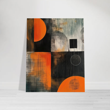 Harmony in Asymmetry - Abstract wall art-poster