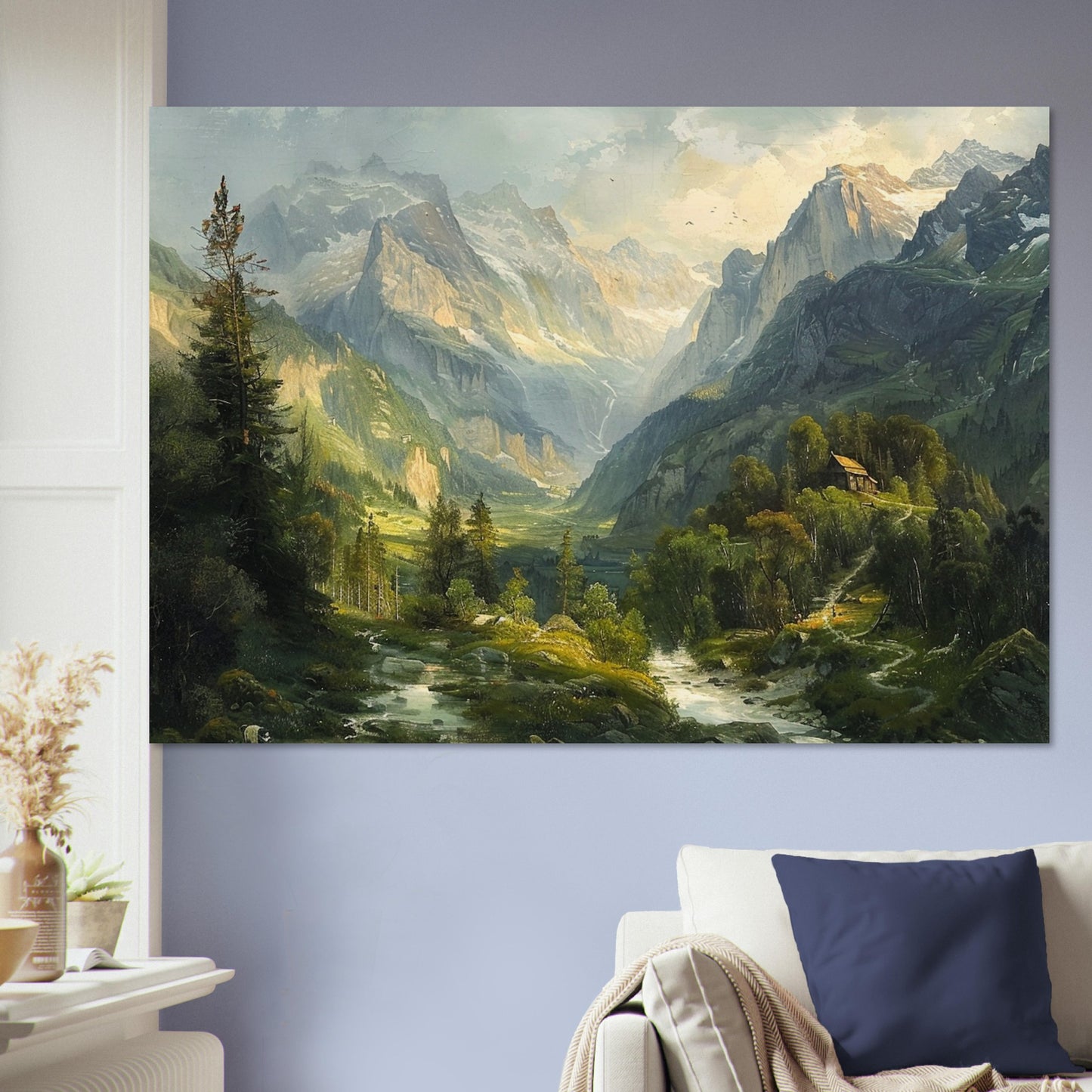 Alpine Serenity - A Portrait of the Tztal Valley - Nature Art-poster