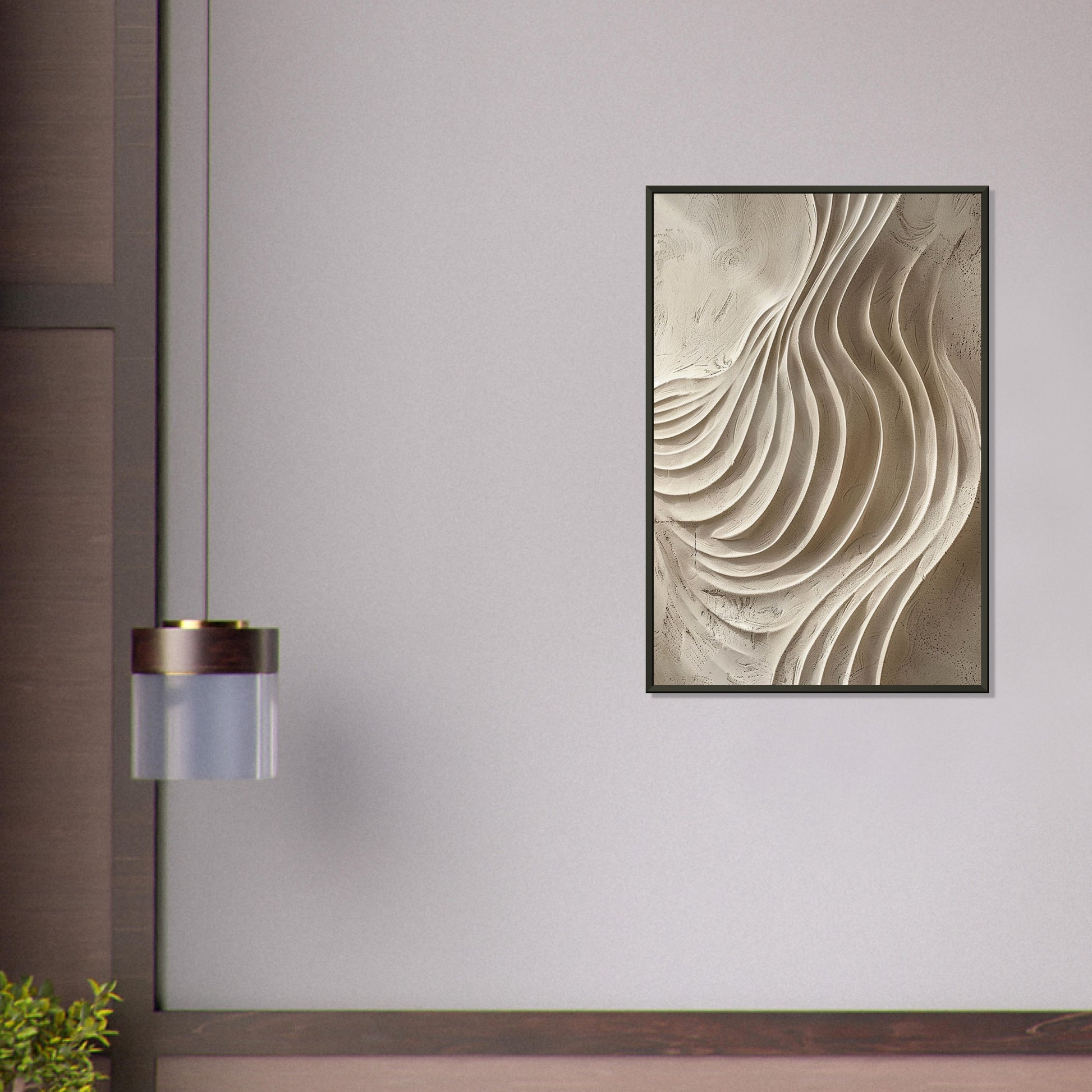 Sands of Time - Abstract wall art-print-in-aluminum-frame