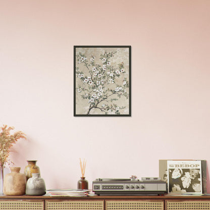 Spring's First Blush - Japanese Sakura Blossoms Art - Floral Art-print-in-aluminum-frame