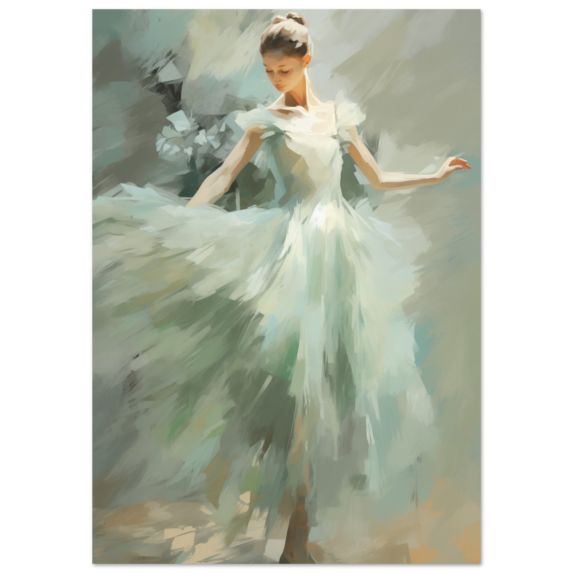 Emerald Elegance - Fine arts-print-on-foam-board