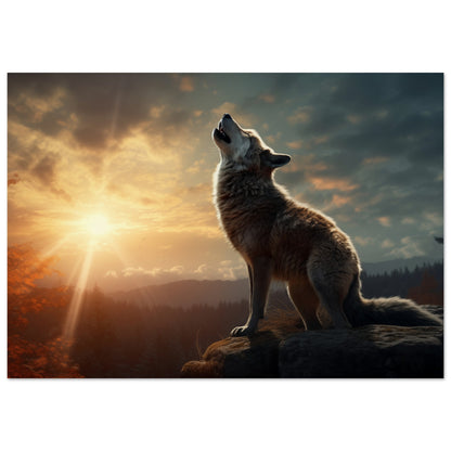 Sunset Serenade - The Call of the Wild - Nature Art-poster