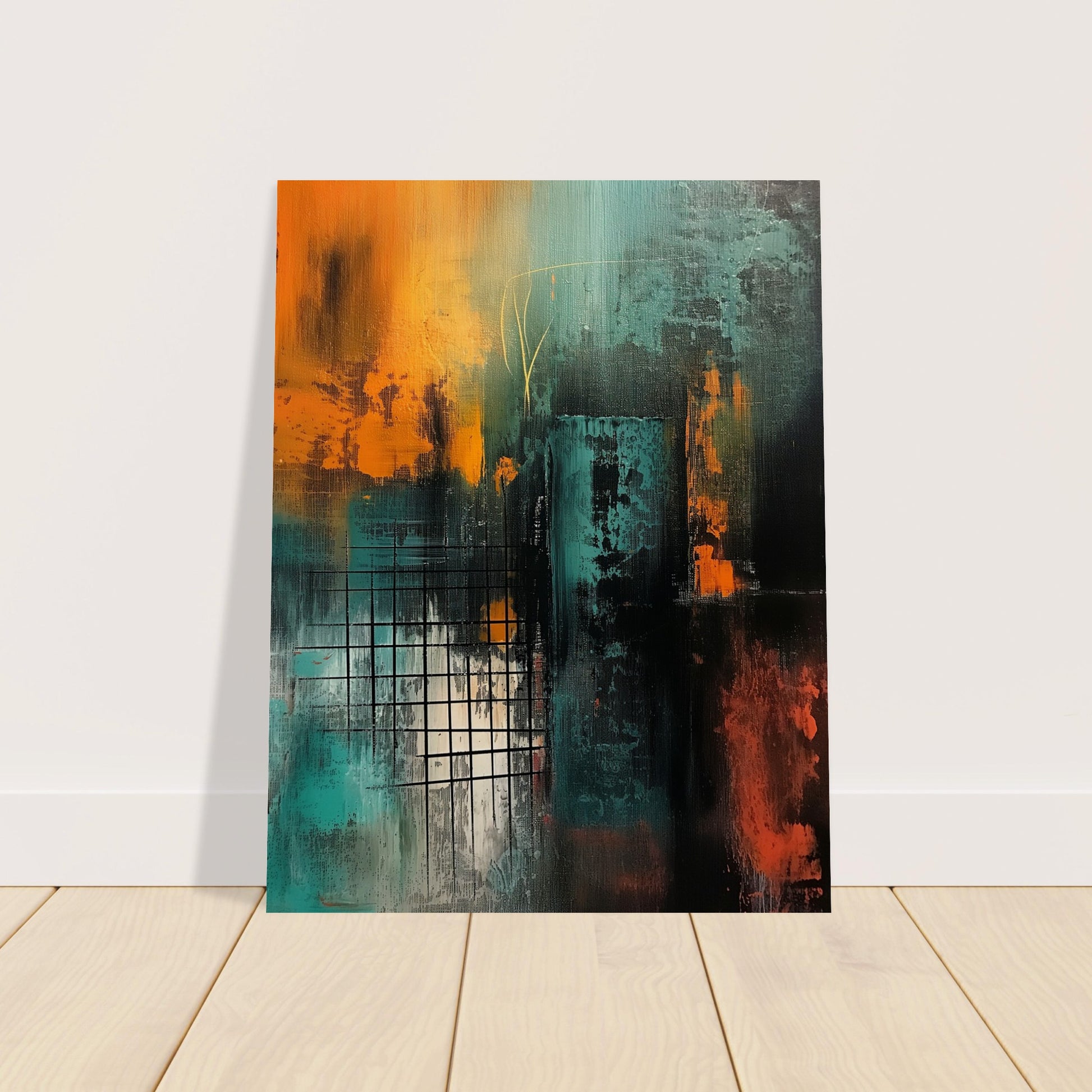 Urban Metamorphosis - Abstract Wall Art-poster