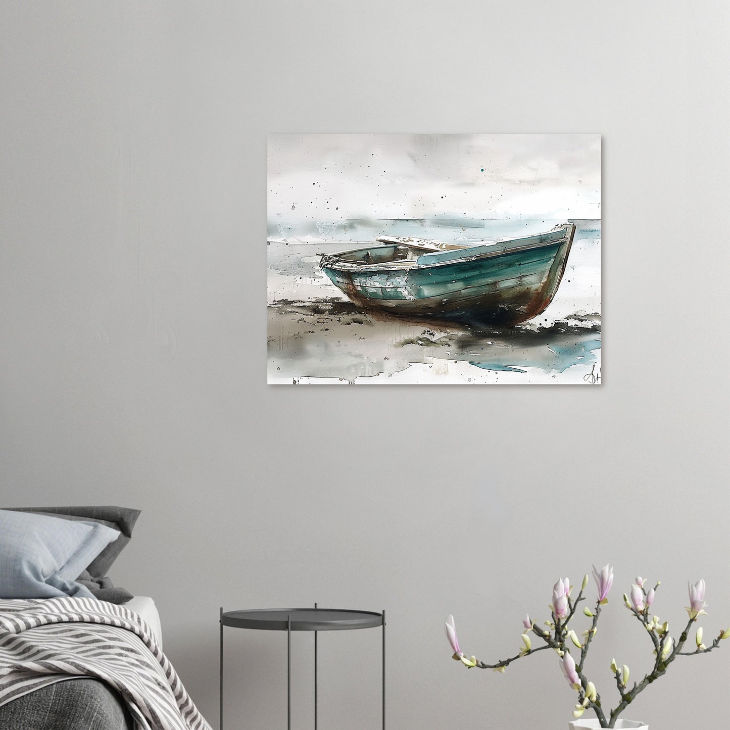 Solitary Voyage - Fine arts-print-on-foam-board