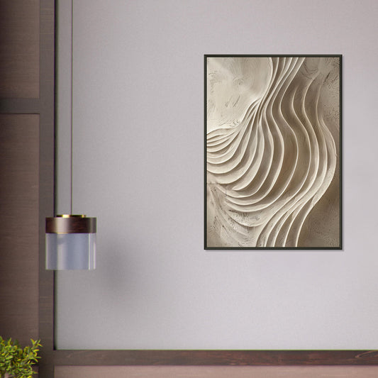 Sands of Time - Abstract wall art-print-in-aluminum-frame