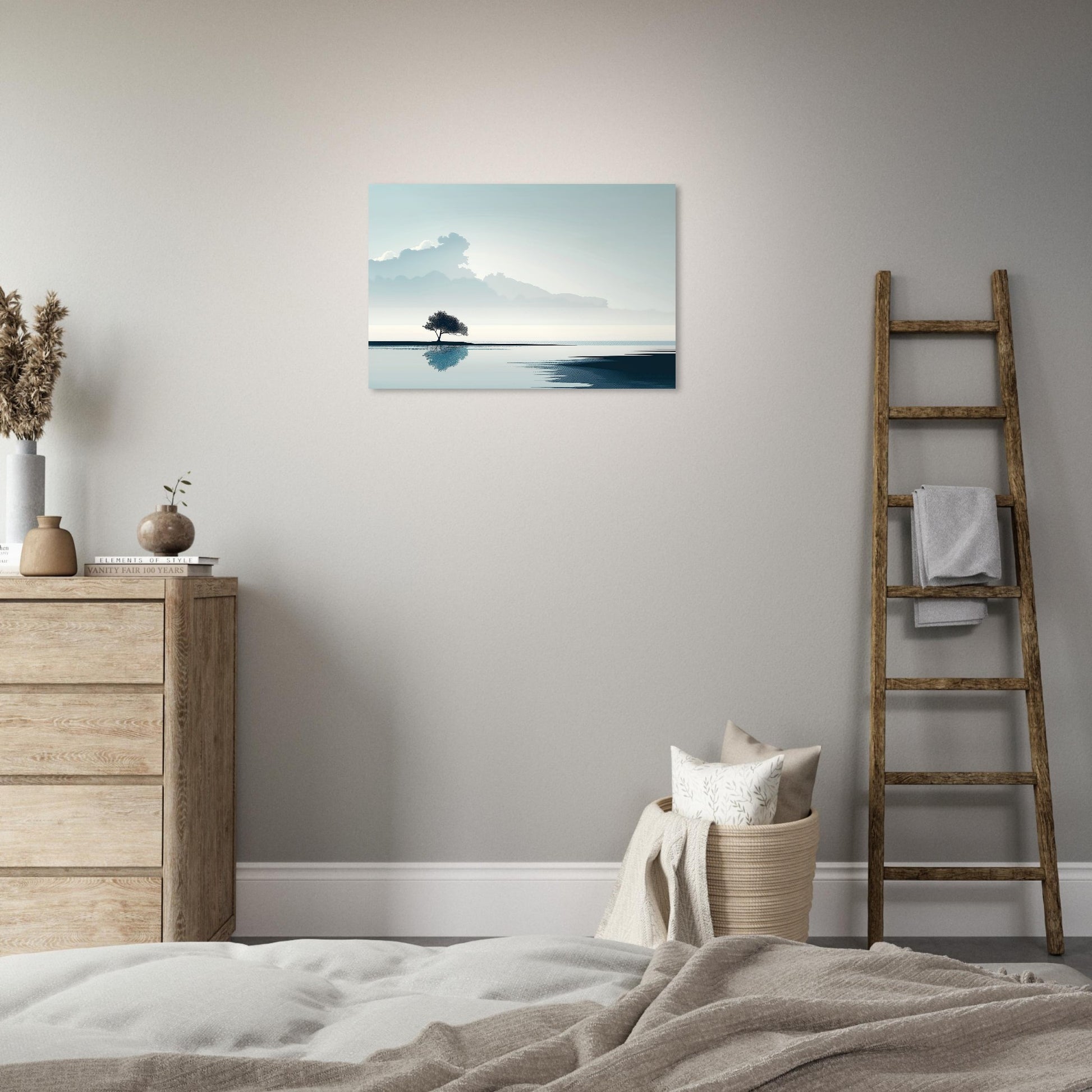 Tranquil Horizons - Landscape Art-print-on-foam-board