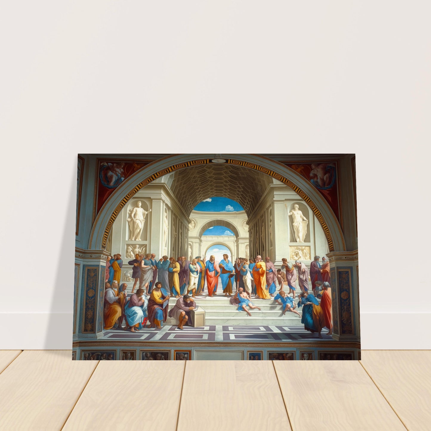 Conclave of Enlightenment - Homage to The School of Athens - Classic Art-poster