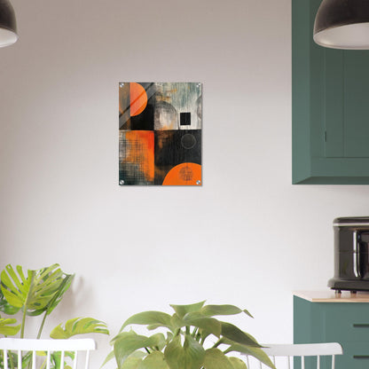 Harmony in Asymmetry - Abstract wall art-print-on-acrylic