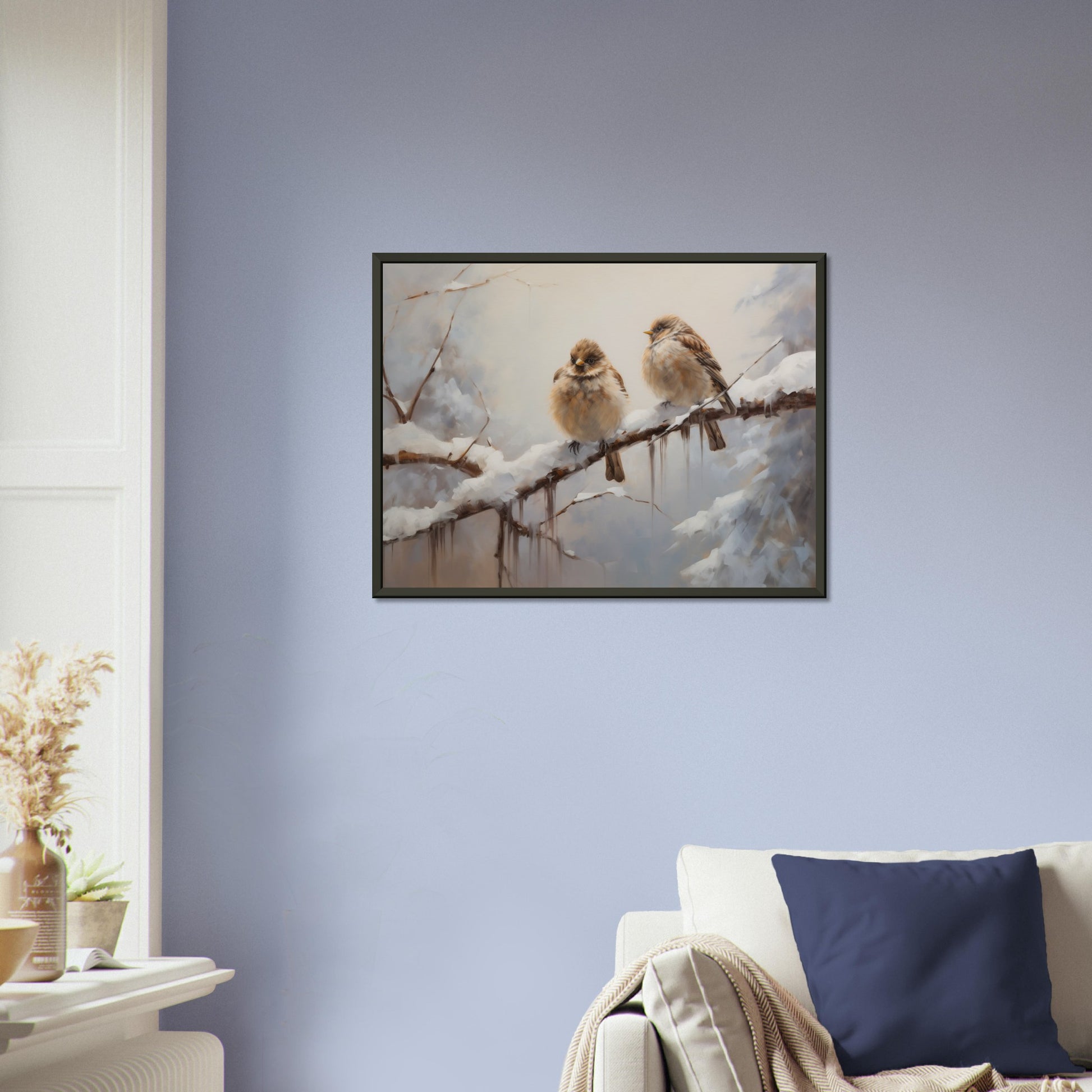 Winter Whispers - Nature Art-print-in-aluminum-frame