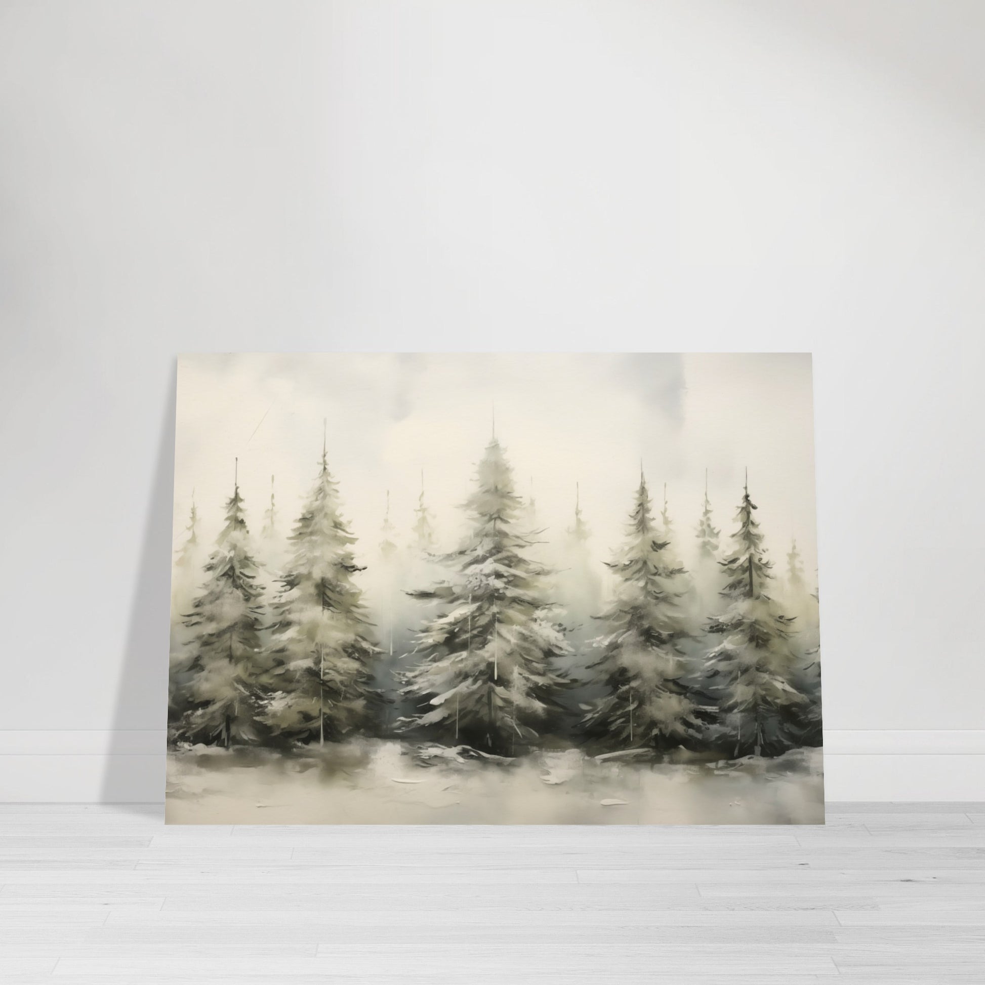 Enchanted Frost - The Winter Forest Ballet - Landscape Art-poster