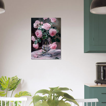 Ephemeral Blooms in Repose - Floral Art-print-on-aluminum