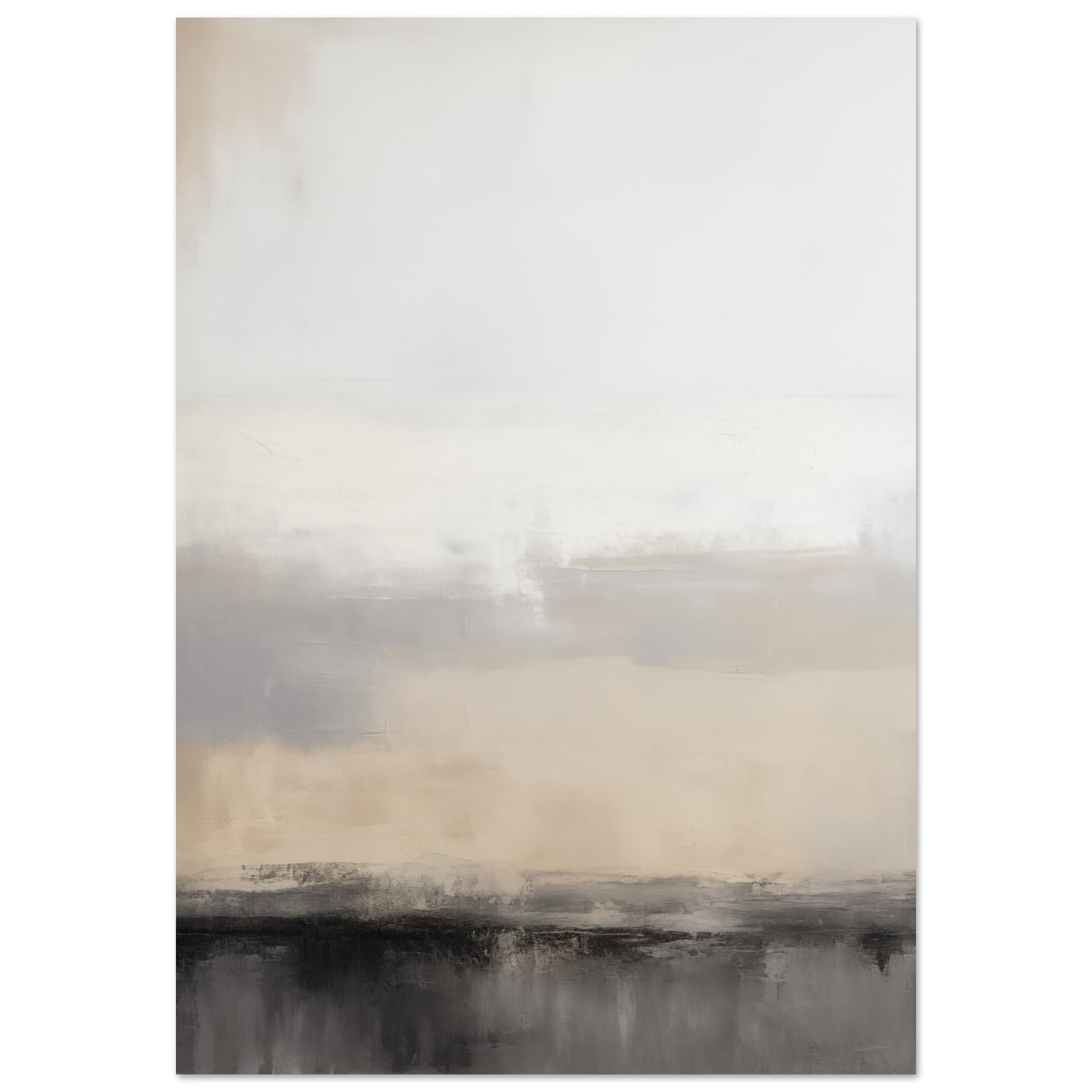 Horizon of Harmony - Abstract Serenity - Abstract wall art-print-on-foam-board