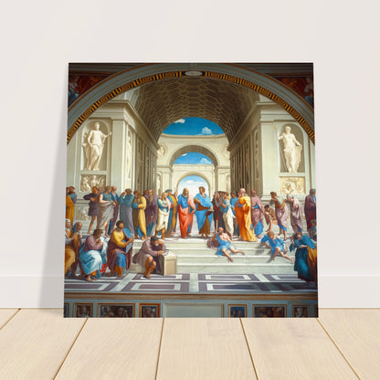 Conclave of Enlightenment - Homage to The School of Athens - Classic Art-poster