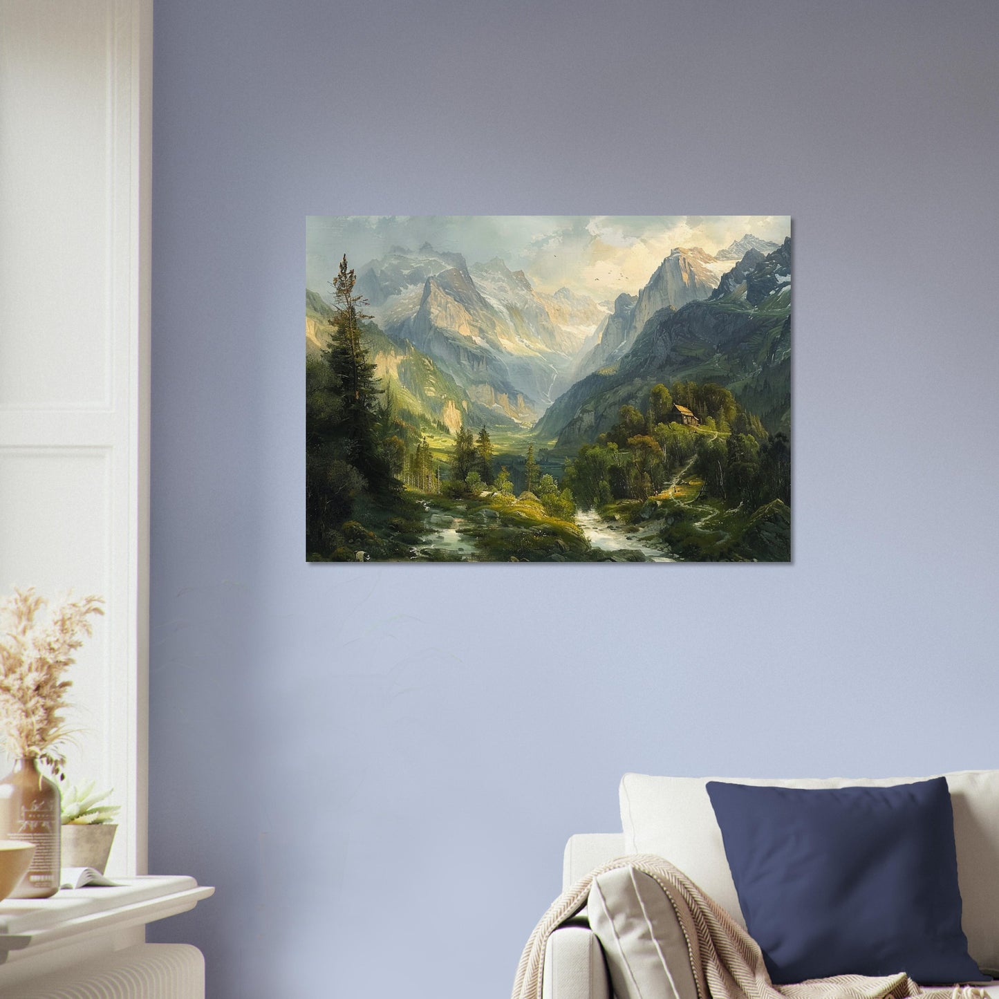 Alpine Serenity - A Portrait of the Tztal Valley - Nature Art-poster