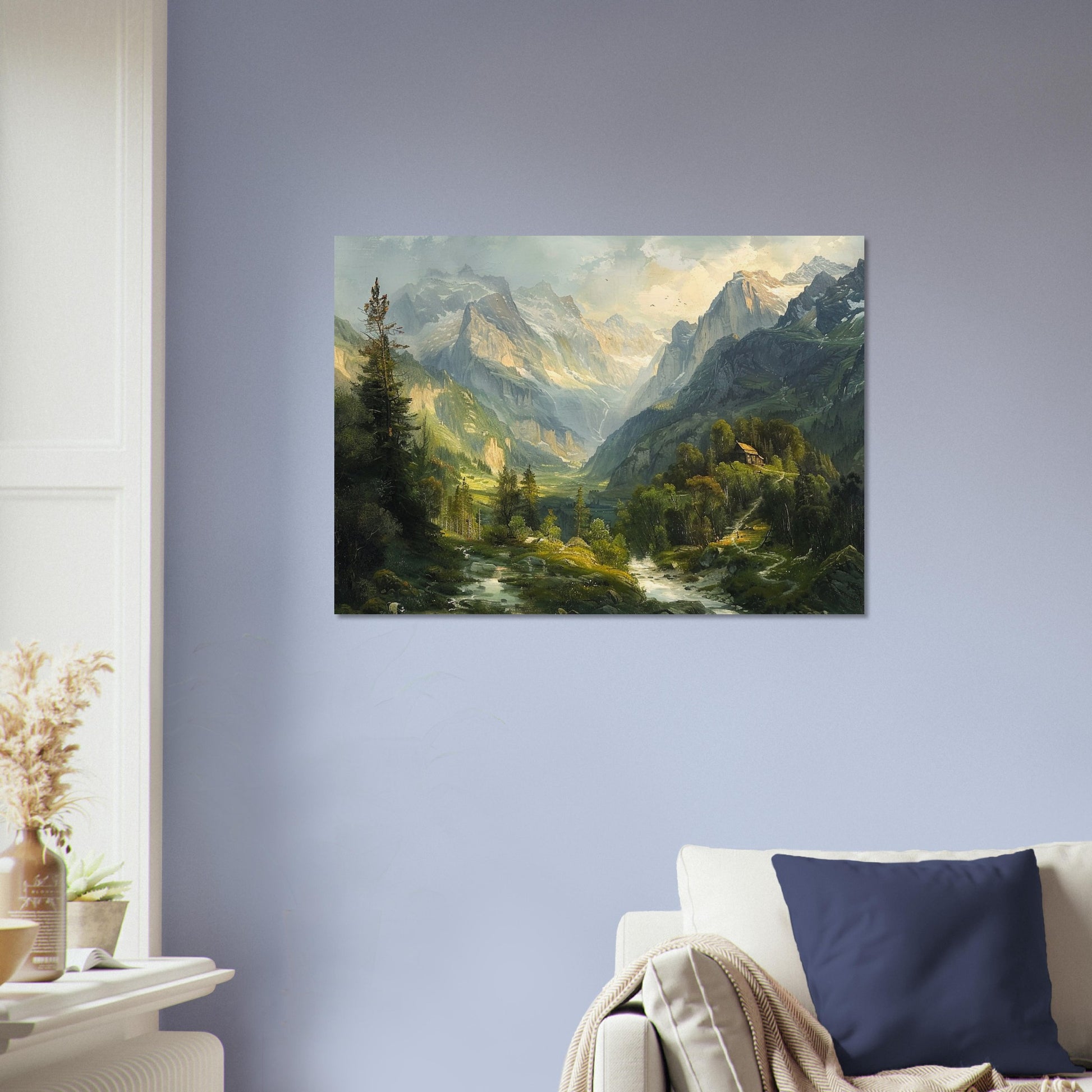 Alpine Serenity - A Portrait of the Tztal Valley - Nature Art-poster