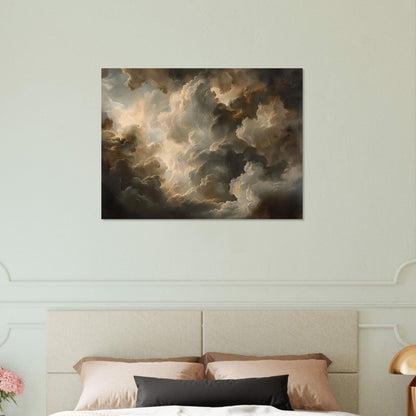 Majesty Above - The Theatrical Cloudscape Canvas - Nature Art-print-on-foam-board